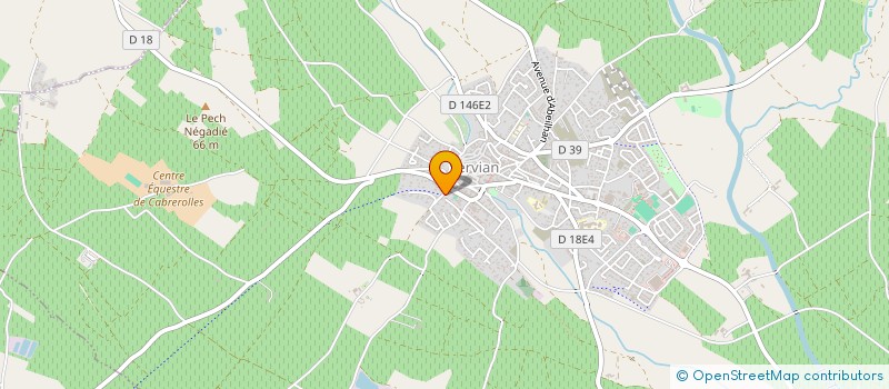 localisation de l'entreprise MADAME MARIE DUPIN  SERVIAN