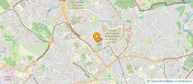 localisation de l'entreprise MADAME MARIE DUPIN à MONTPELLIER