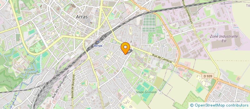 localisation de l'entreprise MADAME MARIE DUPLAIX à ARRAS