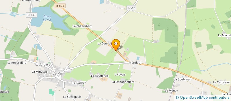 localisation de l'entreprise MADAME MARIE DUPONT à VALLONS-DE-L'ERDRE