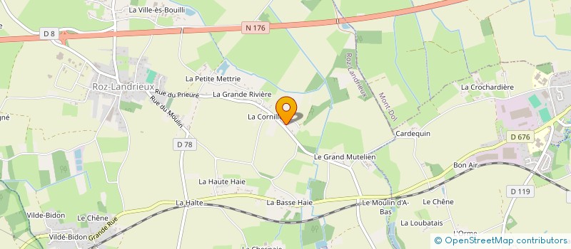 localisation de l'entreprise MADAME MARIE DUPONT  ROZ-LANDRIEUX