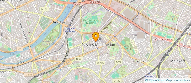 localisation de l'entreprise MADAME MARIE DUPONT à ISSY-LES-MOULINEAUX