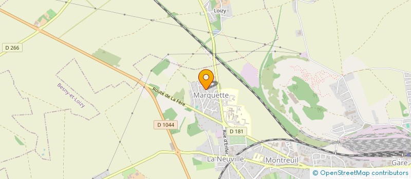 localisation de l'entreprise MADAME MARIE DUPRE à LAON