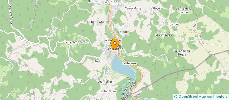 localisation de l'entreprise MADAME MARIE DUPRE  TERRES-DE-HAUTE-CHARENTE