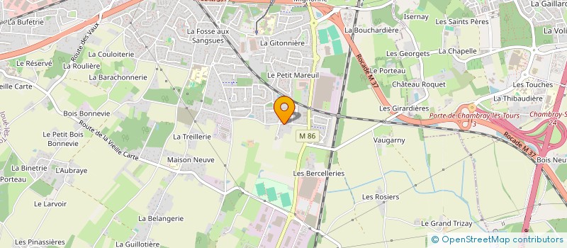 localisation de l'entreprise MADAME MARIE DUPUIS  JOUE-LES-TOURS