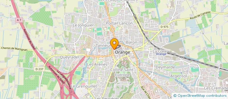 localisation de l'entreprise MADAME MARIE DURAND à ORANGE