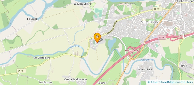 localisation de l'entreprise MADAME MARIE DURAND  MURS-ERIGNE