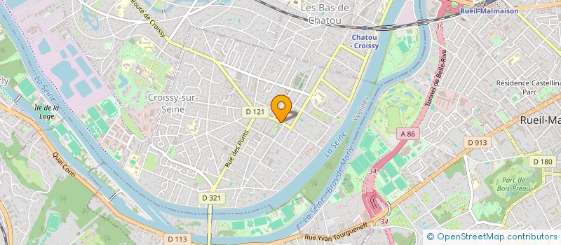 localisation de l'entreprise MADAME MARIE DURAND à CROISSY-SUR-SEINE