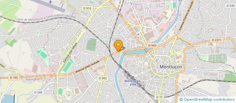 localisation de l'entreprise MADAME MARIE DURAND  MONTLUCON