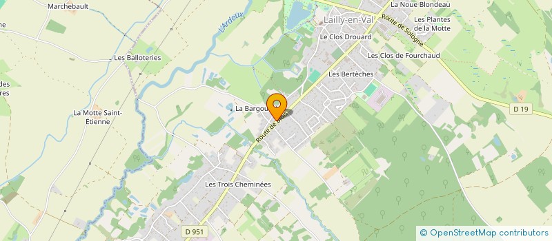 localisation de l'entreprise MADAME MARIE DURAND à LAILLY-EN-VAL