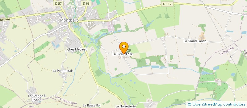 localisation de l'entreprise MADAME MARIE DURAND à MONTBERT