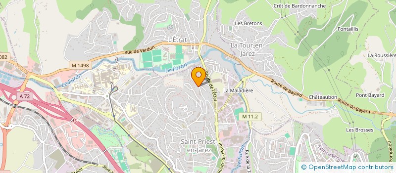 localisation de l'entreprise MADAME MARIE DURANTON  SAINT-PRIEST-EN-JAREZ