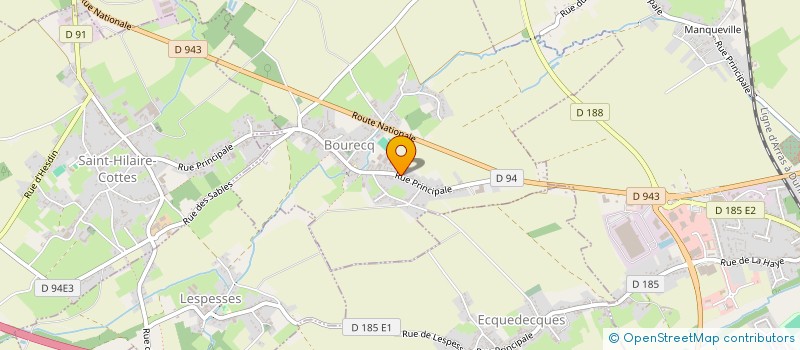 localisation de l'entreprise MADAME MARIE DURETZ  ECQUEDECQUES