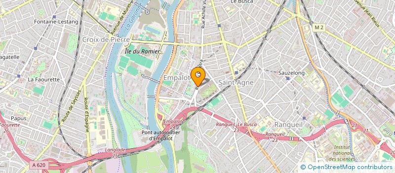 localisation de l'entreprise MADAME MARIE DURIEUX  TOULOUSE