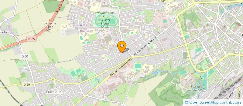 localisation de l'entreprise MADAME MARIE DURIEZ  DAINVILLE