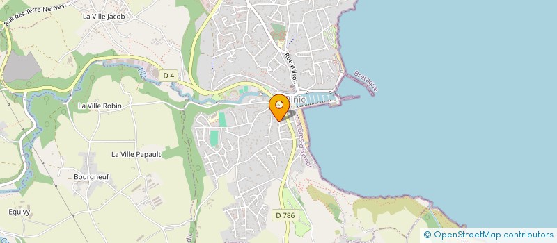 localisation de l'entreprise MADAME MARIE DURIN  BINIC-ETABLES-SUR-MER