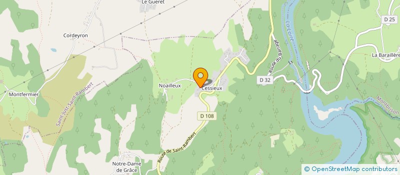 localisation de l'entreprise MADAME MARIE DUSSAUZE  CHAMBLES