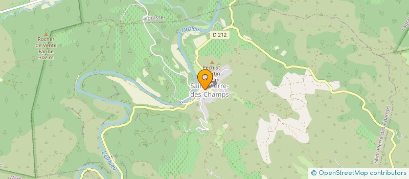 localisation de l'entreprise MADAME MARIE DUSSEL  SAINT-PIERRE-DES-CHAMPS