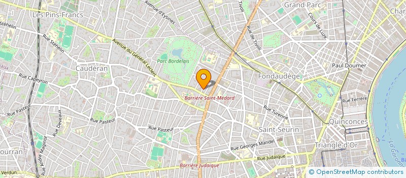 localisation de l'entreprise MADAME MARIE DUSSILLOS à BORDEAUX