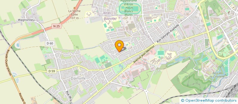 localisation de l'entreprise MADAME MARIE DUTERTRE  DAINVILLE