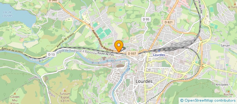 localisation de l'entreprise MADAME MARIE DUTTER  LOURDES