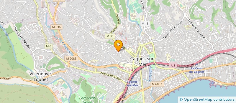localisation de l'entreprise MADAME MARIE DUVAL à CAGNES-SUR-MER