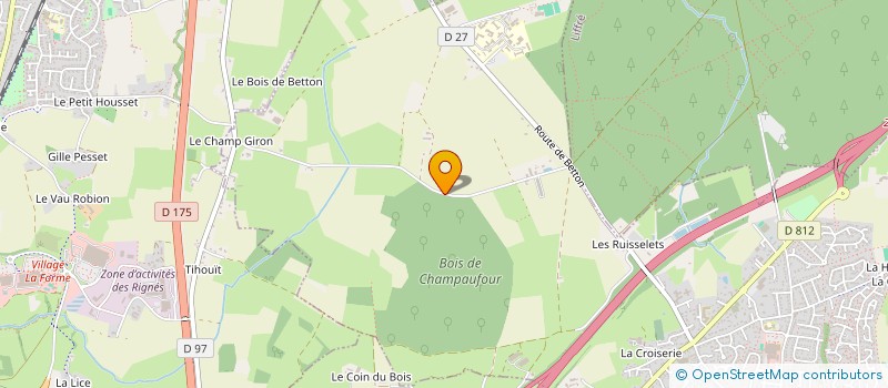 localisation de l'entreprise MADAME MARIE DUVAL  THORIGNE-FOUILLARD