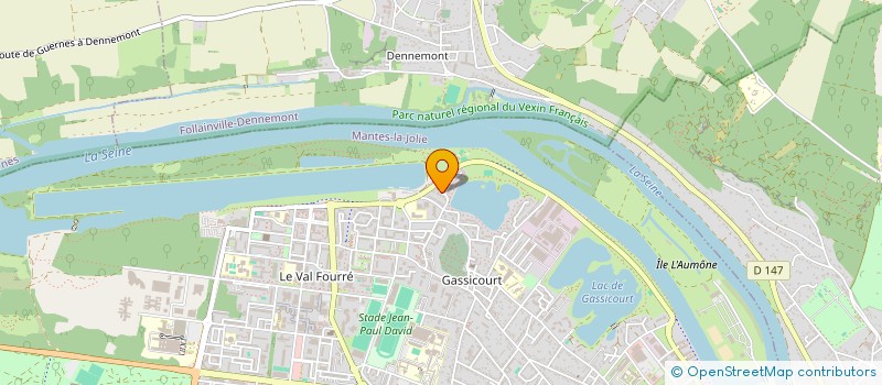 localisation de l'entreprise MADAME MARIE DUVAL  MANTES-LA-JOLIE