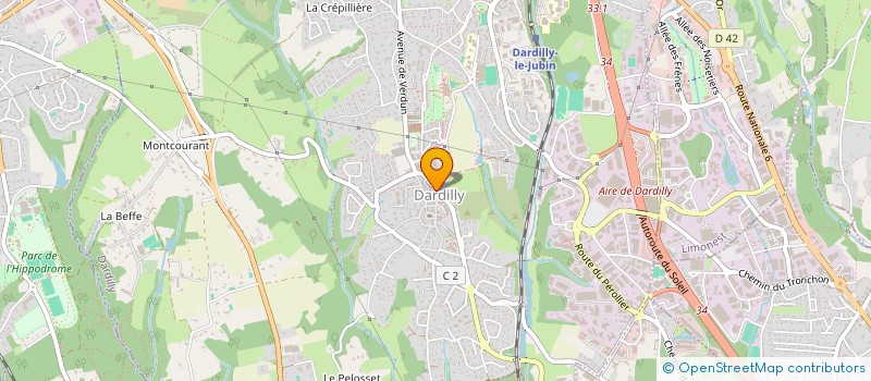 localisation de l'entreprise MADAME MARIE DUVAL-FLEURY  DARDILLY