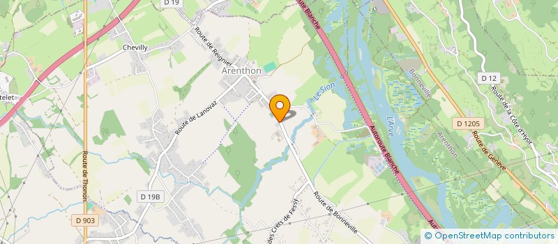 localisation de l'entreprise MADAME MARIE DUVERNAY  ARENTHON