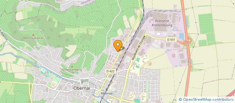 localisation de l'entreprise MADAME MARIE EBER  OBERNAI