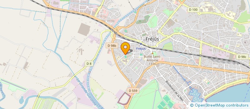 localisation de l'entreprise MADAME MARIE EBER à FREJUS