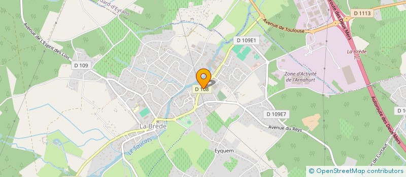 localisation de l'entreprise MADAME MARIE ECLANCHER  LA BREDE