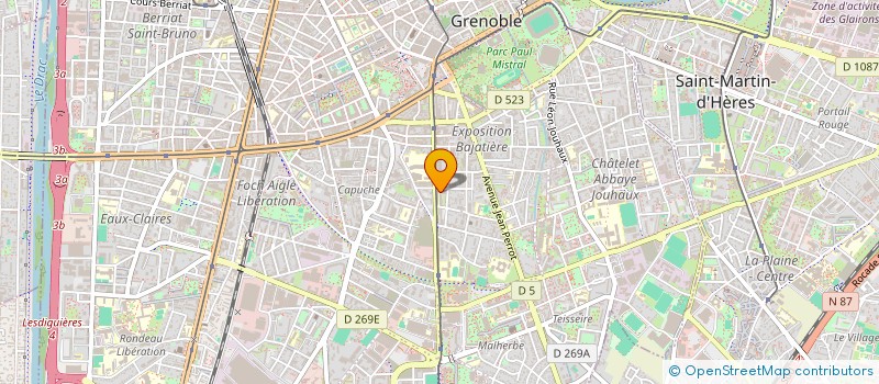 localisation de l'entreprise MADAME MARIE ECOCHARD  GRENOBLE