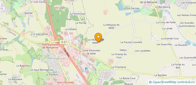 localisation de l'entreprise MADAME MARIE-EDITH MACE à MELESSE