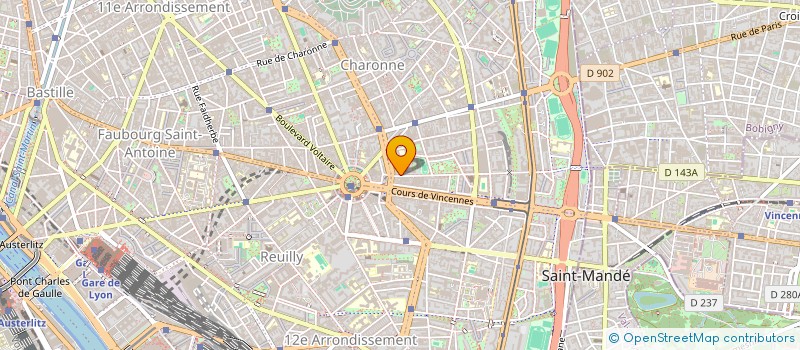 localisation de l'entreprise MADAME MARIE-EDITH SIMONNEAUX  PARIS