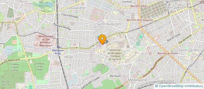 localisation de l'entreprise MADAME MARIE EDMOND  BORDEAUX