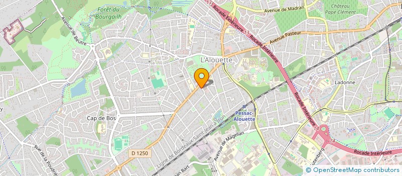 localisation de l'entreprise MADAME MARIE EFFROSSE  PESSAC