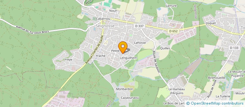 localisation de l'entreprise MADAME MARIE-EGLANTINE LUCIANI  SEIGNOSSE