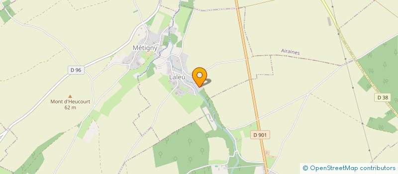 localisation de l'entreprise MADAME MARIE EGLE DE BUXEUIL DE ROUJOUX  TAILLY