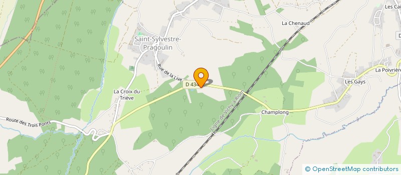 localisation de l'entreprise MADAME MARIE EGUILLON  SAINT-CLEMENT-DE-REGNAT