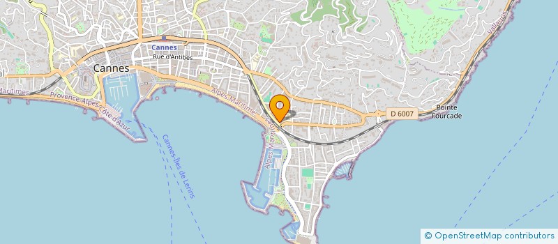 localisation de l'entreprise MADAME MARIE-ELEONORE BORRANI à CANNES