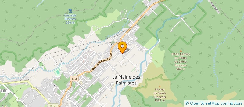localisation de l'entreprise MADAME MARIE ELIE à LA PLAINE-DES-PALMISTES