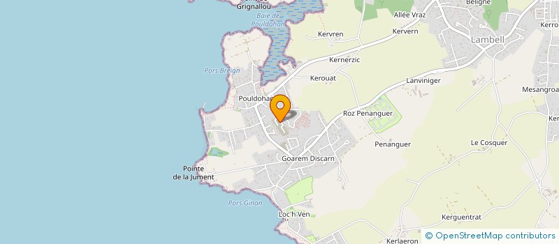 localisation de l'entreprise MADAME MARIE-ELINE DEVAUX  TREGUNC