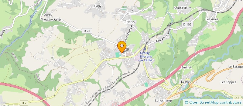 localisation de l'entreprise MADAME MARIE-ELISABETH BOURRET  GROISY