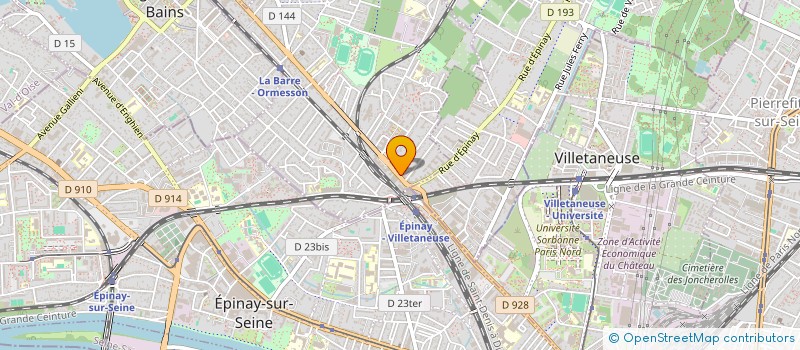 localisation de l'entreprise MADAME MARIE-ELISABETH CRIGNY  DEUIL LA BARRE