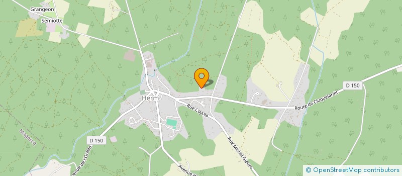 localisation de l'entreprise MADAME MARIE-ELISABETH DULAC  HERM