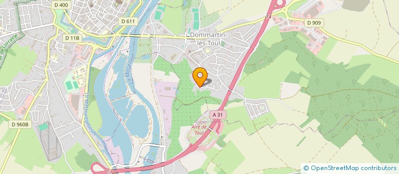 localisation de l'entreprise MADAME MARIE ELISABETH FRANCOIS  DOMMARTIN-LES-TOUL