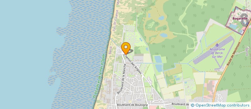 localisation de l'entreprise MADAME MARIE-ELISABETH HARLE  BERCK