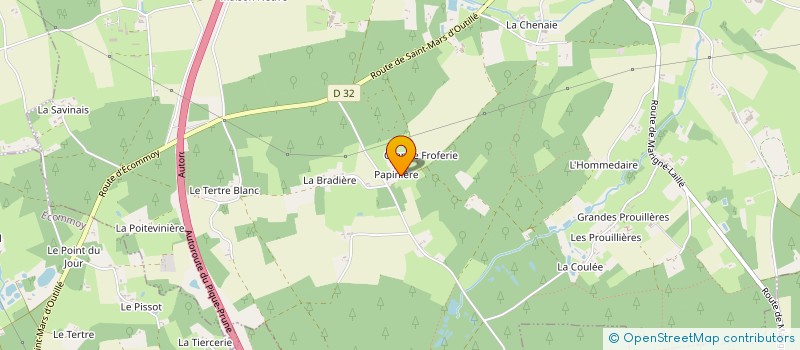 localisation de l'entreprise MADAME MARIE-ELISABETH LEMERCIER à SAINT MARS D OUTILLE